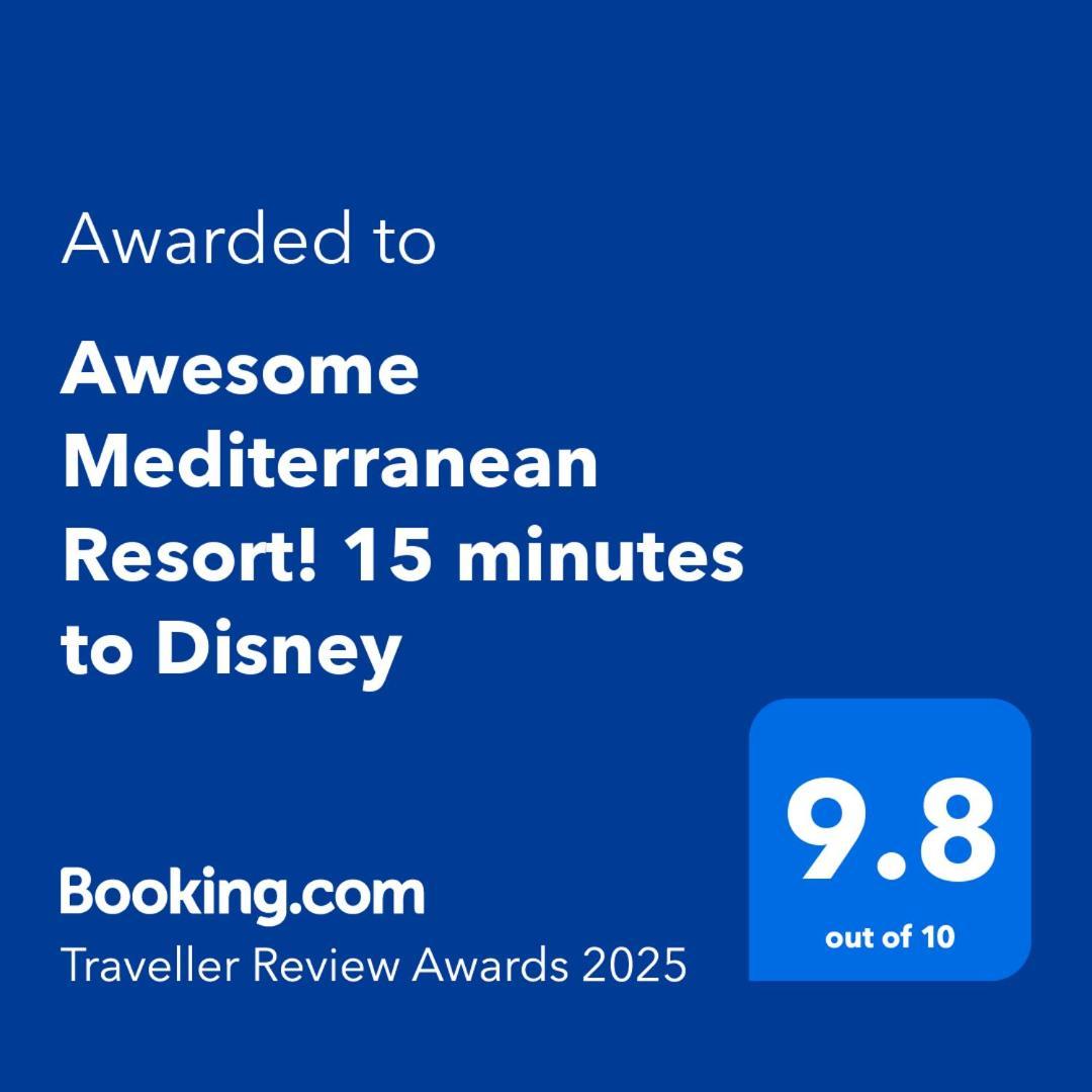 Awesome Mediterranean Resort! 15 Minutes To Disney Kissimmee Exterior foto